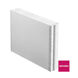 Carreau Béton Cellulaire SIPOREX 10-50 CXE - 625X500x100 - 48