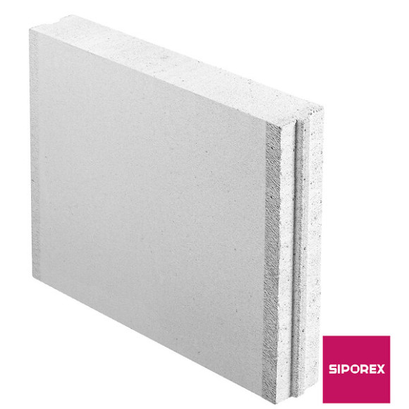 Carreau Béton Cellulaire SIPOREX 10-50 CXE - 625X500x100 - 48