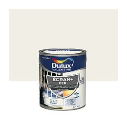 Peinture extérieure Fer Ecran+ Dulux Valentine Brillant - Blanc Pur 2L