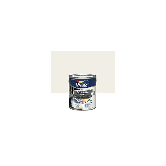 Peinture extérieure Fer Ecran+ Dulux Valentine Brillant - Blanc Pur 2L