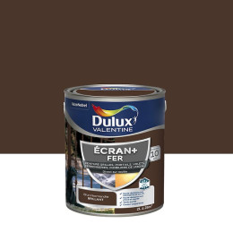 Peinture extérieure Fer Ecran+ Dulux Valentine Bril- Brun Normandie 2L