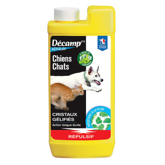 Répulsif chiens et chats cristaux gélifiés 500gr