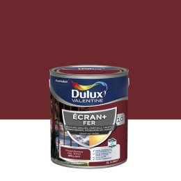 Peinture extérieure Fer Ecran+ Dulux Valentine Brill - Rouge Basque 2L