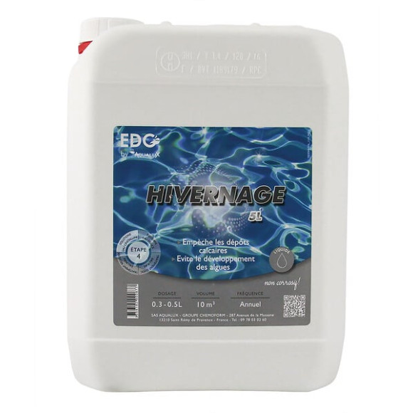 Hivernage - Liquide - Bidon de 5L - Edg By Aqualux