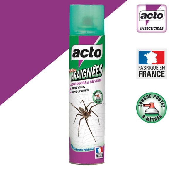 Aérosol 400ml spécial araignées