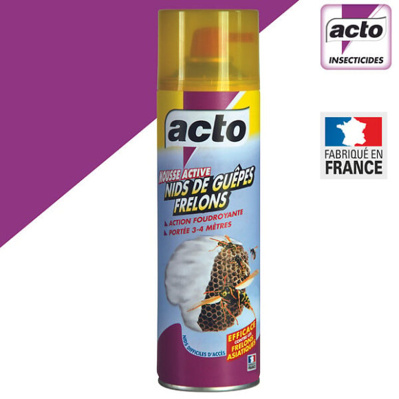 Mousse active nids de guêpes et de frelons 500ml