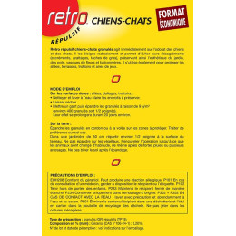 Granulés répulsifs chiens - chats 1kg