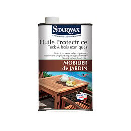 Huile protectrice teck et bois exotiques 500ml