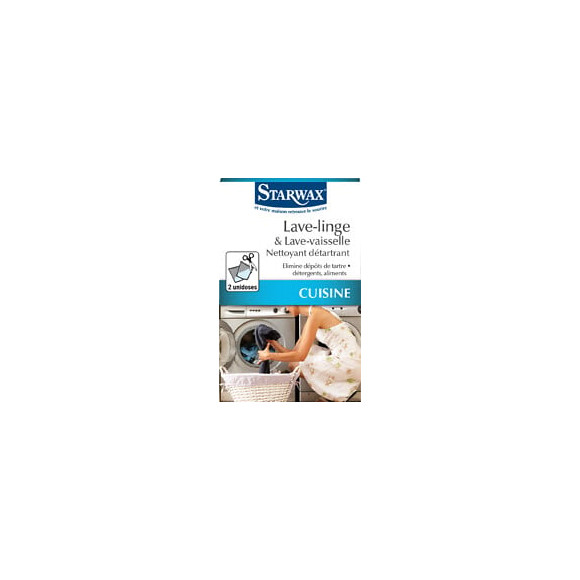 Nettoyant Détartrant Lave Linge Vaisselle x2 doses 75g