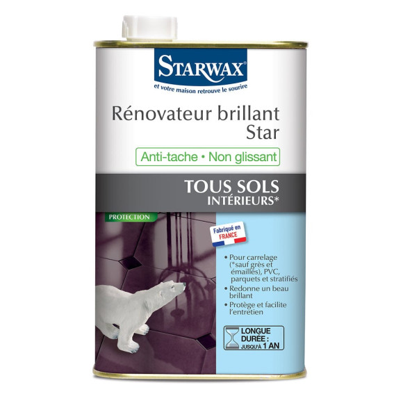 Rénovateur Brillant protecteur Star Sols intérieurs 1l