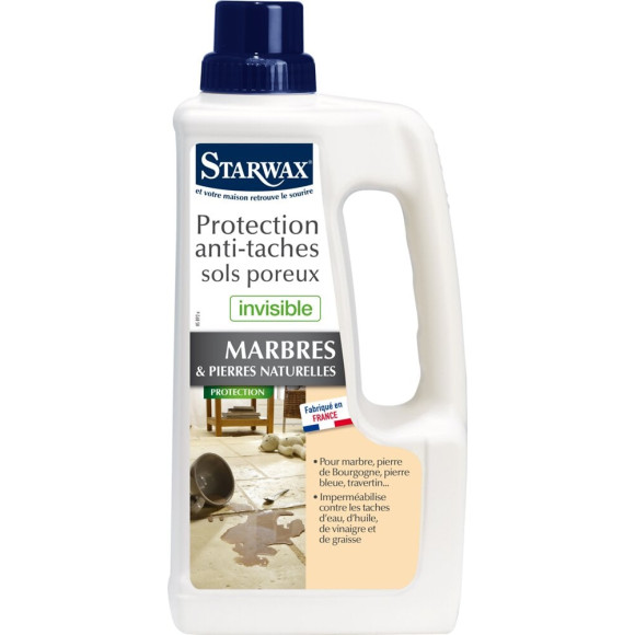 Protection anti-tache Marbre-Pierres naturelles 1l