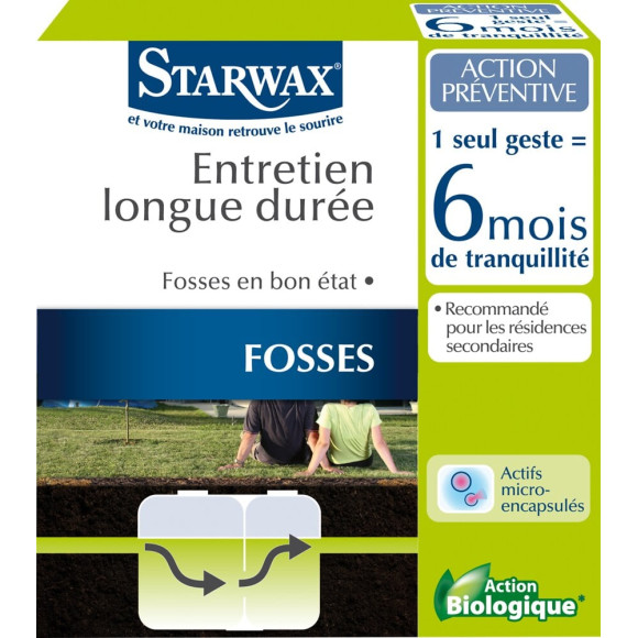 Entretien pour fosse - durée de 6 mois - 500g