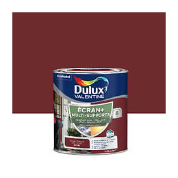 Peinture Ext M/Sup Ecran+ Dulux Valentine Satin - Rouge Basque  05 L