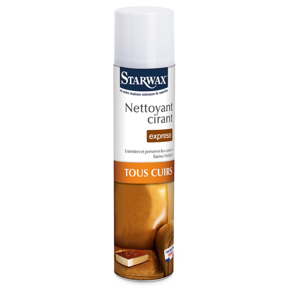 Nettoyant cirant Cuir Aérosol 300ml