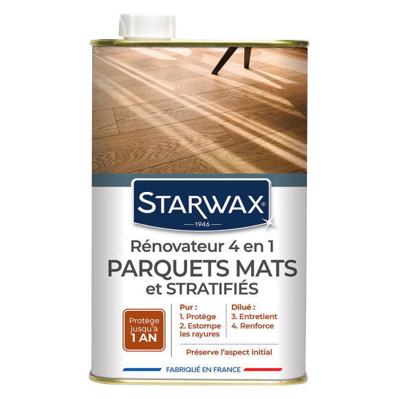 Rénovateur 4 en 1 parquet et stratifié mat 900 ML