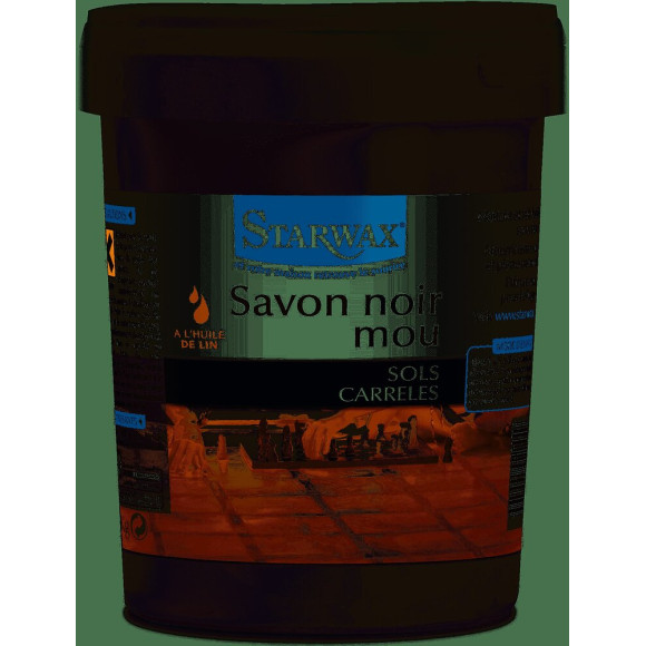 Savon noir mou Huile de lin Multi-usages 1kg