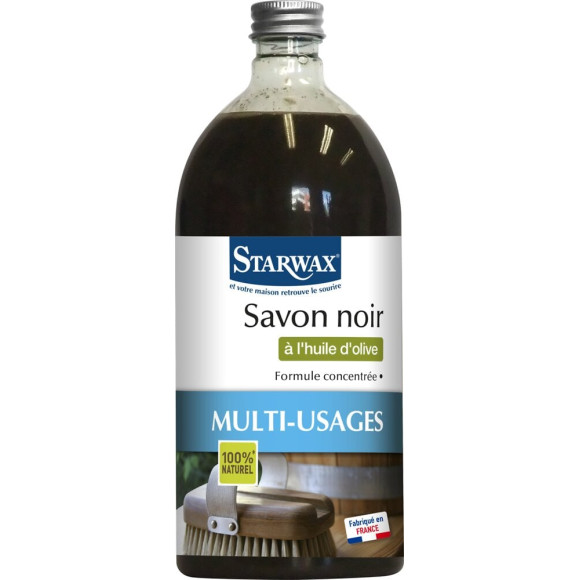 Savon noir concentré Huile d'olive Multi-usages 1l