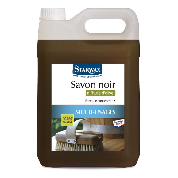 Savon noir concentré Huile d'olive Multi-usages 5l