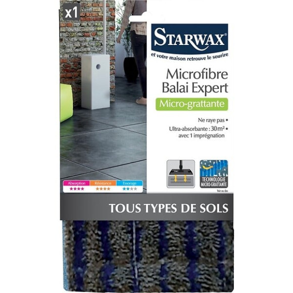 Microfibre balai expert micro-grattante