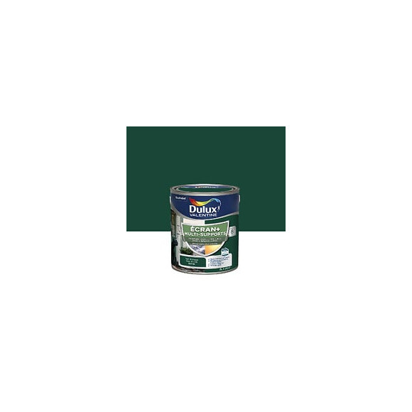 Peinture Ext M/Sup Ecran+ Dulux Valentine Satin - Vert Basque 2 L