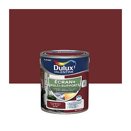 Peinture Ext M/Sup Ecran+ Dulux Valentine Satin - Rouge Basque 2 L