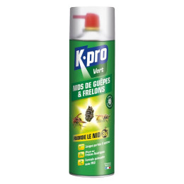 Aerosol nid de guepes 500ml vert