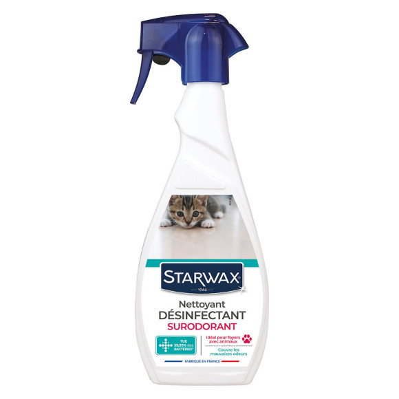 Nettoyant désinfectant surodorant spécial milieu animal 500ml