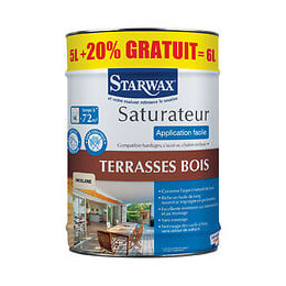 Saturateur - Application facile pour terrasses - Incolore - 5L+20%