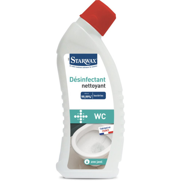 Désinfectant Nettoyant WC Gel Javel 750ml