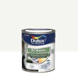 Peinture Ext M/Sup Ecran+ Dulux Valentine Satin - Blanc 2 L