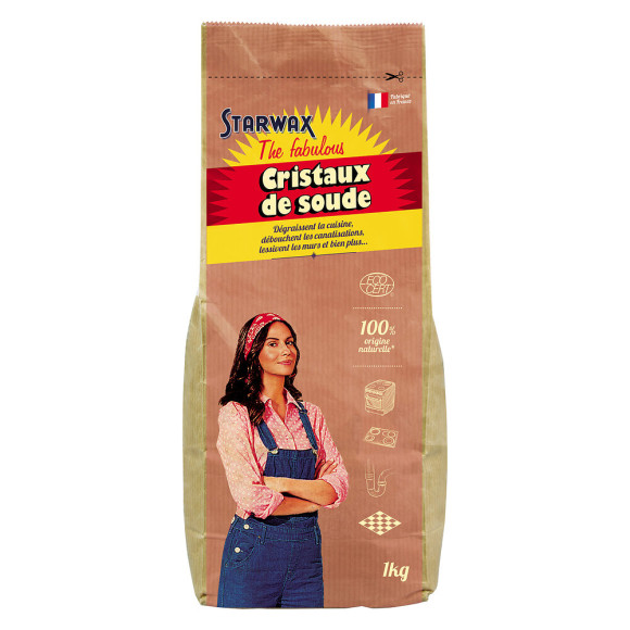 Cristaux de soude sachet 1kg