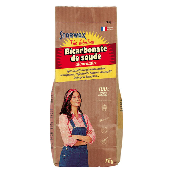 Bicarbonate de soude alimentaire Fabulous Sachet 1kg