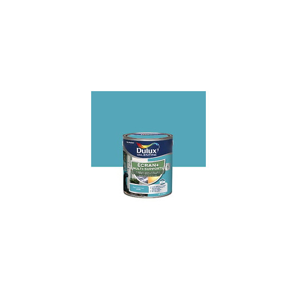 Peinture Ext M/Sup Ecran+ Dulux Valentine Satin - Bleu Turquoise 2 L