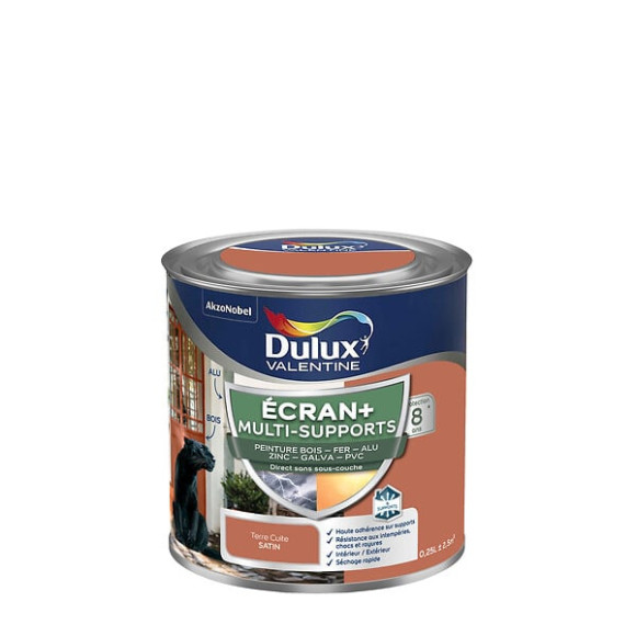 Peinture Ext M/Sup Ecran+ Dulux Valentine Satin - Terre Cuite 025 L