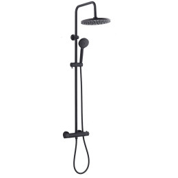 Colonne douche mitigeur thermostatique Pagan - Noir