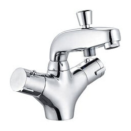 Mitigeur thermostatique bain douche monotrou Volga 2 - Chrome