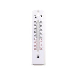 Thermomètre 10009 plastique blanc 20cm