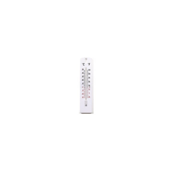 Thermomètre 10009 plastique blanc 20cm