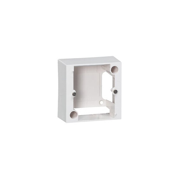 Cadre 1 poste pour pose en saillie prise 20A - 82x82x40mm