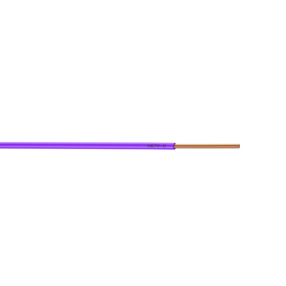 Câble électrique H07VU 1.5mm2 violet - L.100m