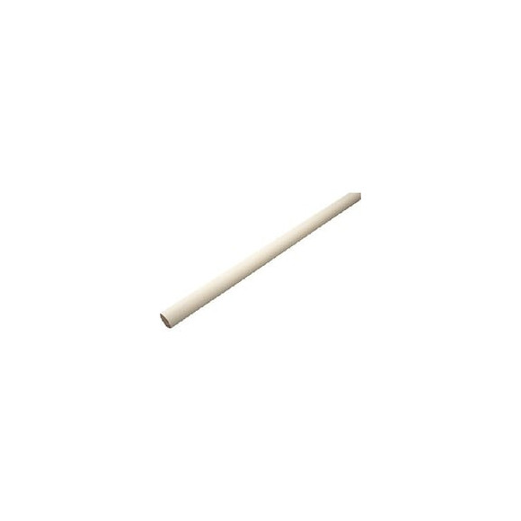 Un quart de rond MDF Revêtu papier blanc rayon 14 L.2.40m