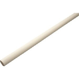 Un quart de rond MDF Revêtu papier blanc rayon 14 L.2.40m