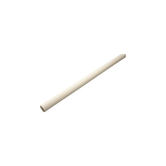 Un quart de rond MDF Revêtu papier blanc rayon 14 L.2.40m