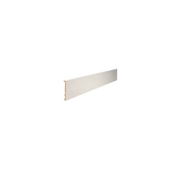 Surplinthe universelle MDF Blanc 22x133 L.2.44m