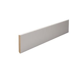 Plinthe MDF Prépeint Blanc 10x70 L.2.44m