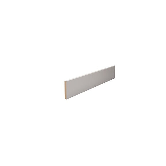 Plinthe MDF Prépeint Blanc 10x70 L.2.44m