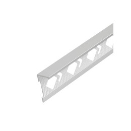 Profile arret 10mm equerre alu argent mat 2m50