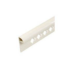 Profile arret 8mm  de rond ferme pvc ivoire-beige 2m50