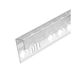 Profile Square Alu Argent Brillant Brosse - 10mm