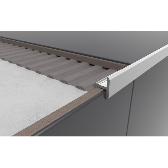 Profile couvre joint 14mm alu argent mat 2m50